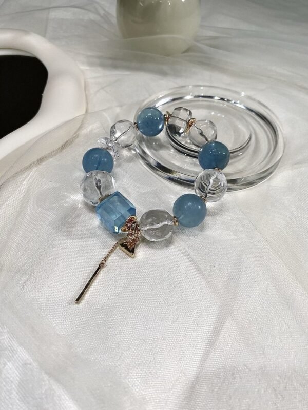 Clear Quartz Double-Point Bracelet NO. 0891