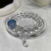 Clear Quartz Teardrop Pendant NO. 0896