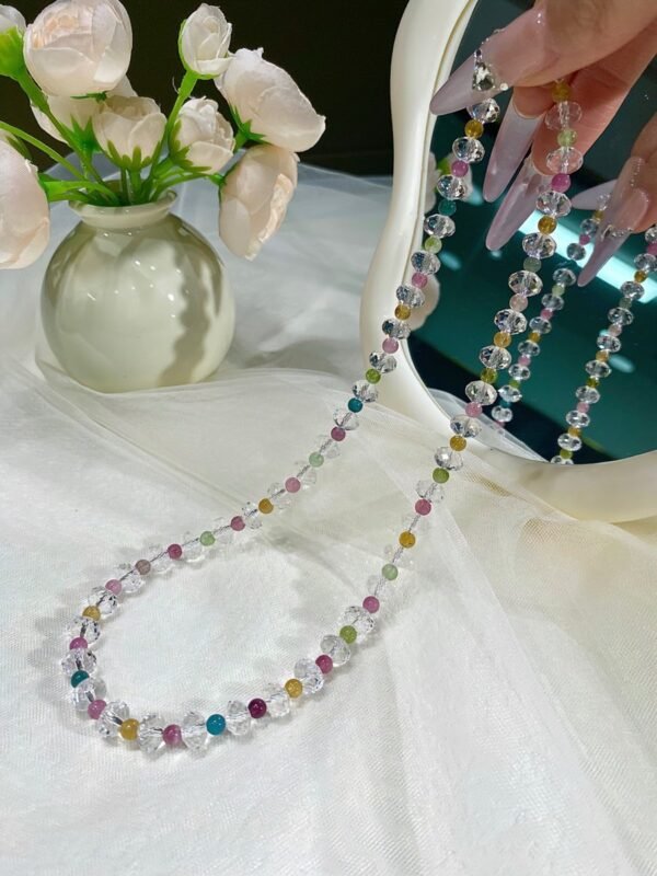 Clear Quartz Faceted Bracelet NO. 0898