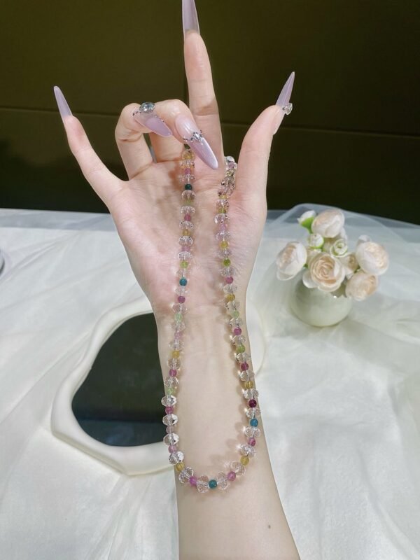 Clear Quartz Faceted Bracelet NO. 0898