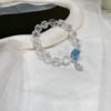 Clear Quartz Sugar-Cube Bracelet NO. 0900