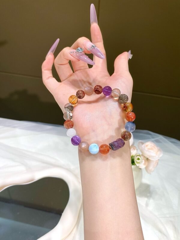 Golden Sunstone Bracelet with Pixiu NO. 0901