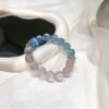 Aquamarine Sugar-Cube Bracelet NO. 0903