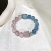 Aquamarine Sugar-Cube Bracelet NO. 0903