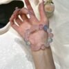 hc-0913-903d36d8facfe793dccd1cceafe5cb12.jpg Rose Quartz Bangle Bracelet NO. 0913