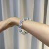hc-0917-ebf099e9e419383a5240a865ef1f75d8.jpg Aquamarine Sugar-Cube Bracelet NO. 0917