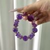 Amethyst Faceted Bracelet NO. 0925