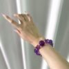 Amethyst Faceted Bracelet NO. 0925