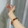 hc-0926-0cb744ea454c996870a12c159a33dff2.jpg Black Gold Rutile Freeform Bracelet NO. 0926