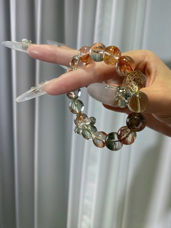hc-0926-5a214b0d09e858f8c0186d356da5c448.jpg Black Gold Rutile Freeform Bracelet NO. 0926