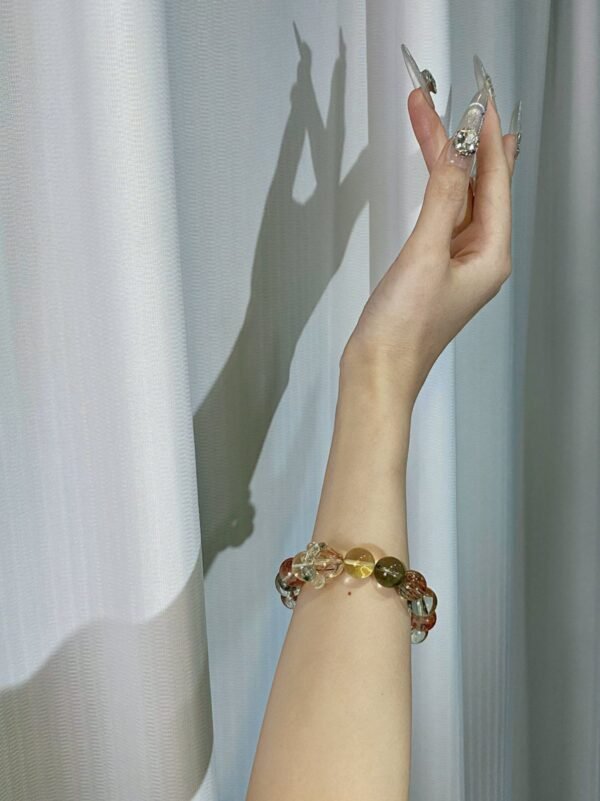hc-0926-7881d5e181566ba171ef5bf68765a9db.jpg Black Gold Rutile Freeform Bracelet NO. 0926