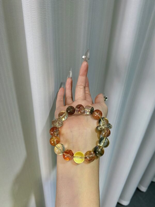 hc-0926-ca4261ef3687dc8352bd555a6a04bf7c.jpg Black Gold Rutile Freeform Bracelet NO. 0926
