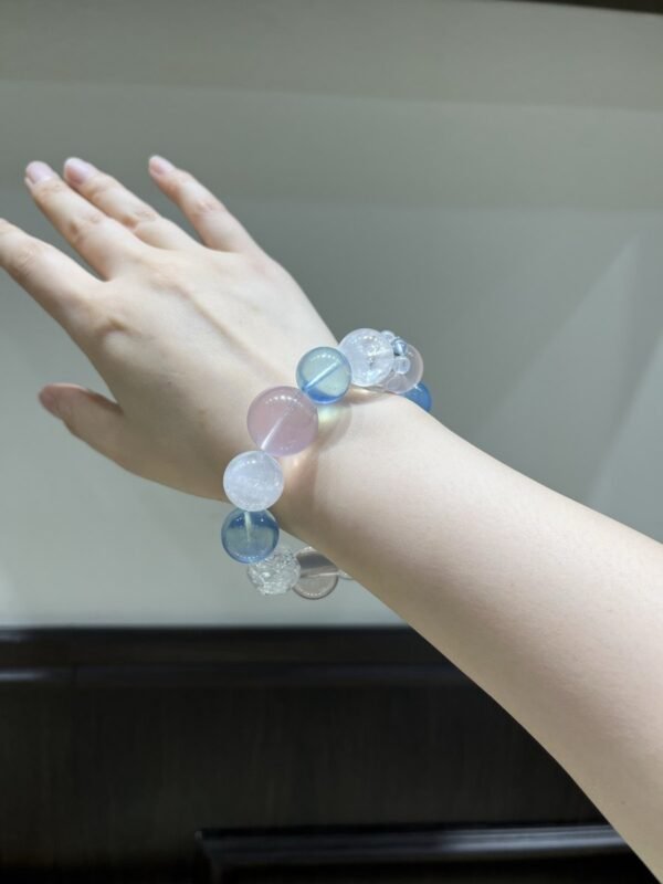 Aquamarine Freeform Bracelet NO. 0930