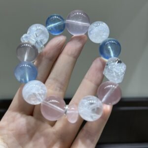 hc-0930-62385185d62f50e6be2ba321369c1274.jpg Aquamarine Freeform Bracelet NO. 0930