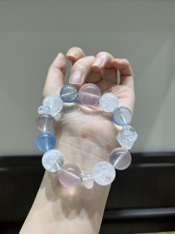 Aquamarine Freeform Bracelet NO. 0930