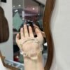 Clear Quartz Faceted Bracelet NO. 0934