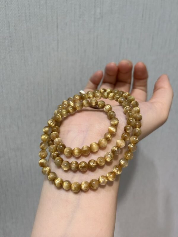 Rutilated Quartz Bracelet NO. 0957