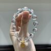 Clear Quartz Sugar-Cube Bracelet NO. 0965
