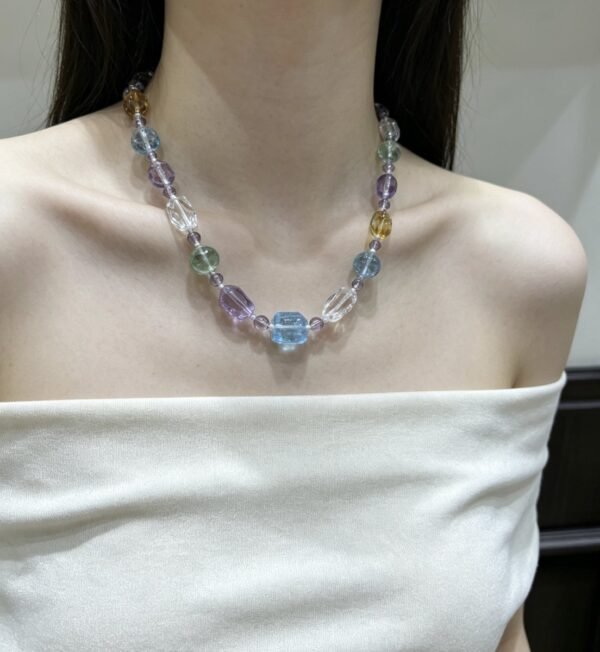 Duobao Sugar-Cube Necklace NO. 0968