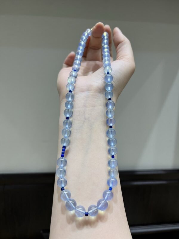 hc-0970-42094e18a8b77c60a6cbd59c53ac180e.jpg Aquamarine Sugar-Cube Necklace NO. 0970
