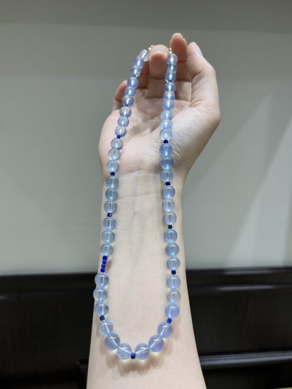 hc-0970-4e9445027168875ad4759bdff5781e04.jpg Aquamarine Sugar-Cube Necklace NO. 0970