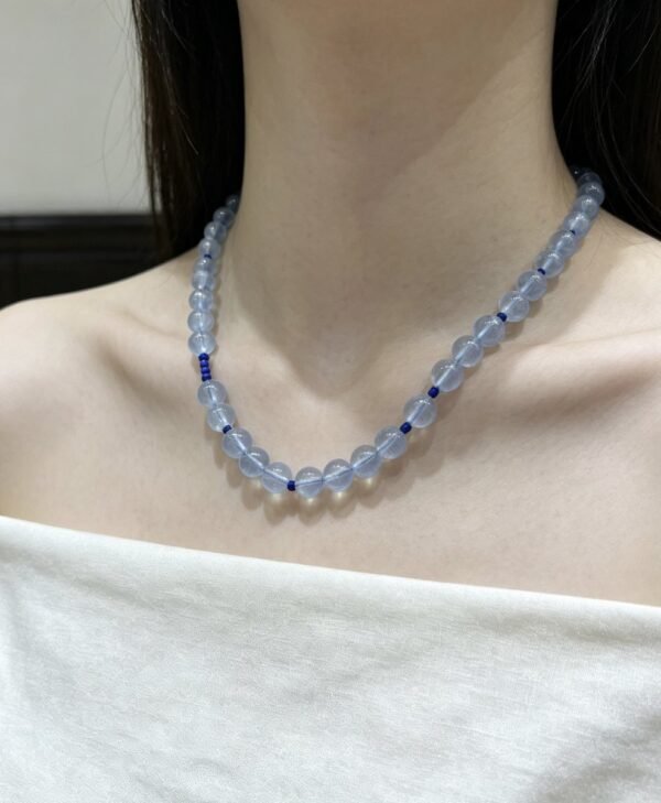 hc-0970-6a086a6ba08d5369f6fbc3cfe1a2ca45.jpg Aquamarine Sugar-Cube Necklace NO. 0970
