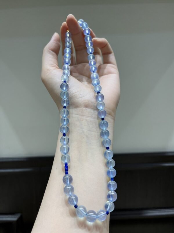 hc-0970-eada0385a465a5894dc4d27ac1aad0fb.jpg Aquamarine Sugar-Cube Necklace NO. 0970
