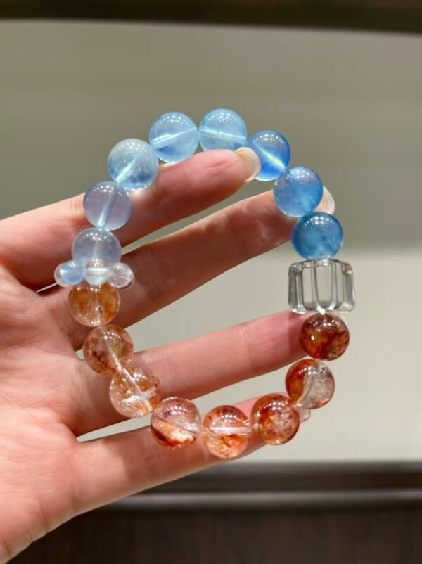 hc-0976-2d8a2fede1effb005955f0d506a95789.jpg Aquamarine Sugar-Cube Bracelet NO. 0976