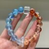 hc-0976-62624582c88f3c29c6ee613dc7d2f99c.jpg Aquamarine Sugar-Cube Bracelet NO. 0976