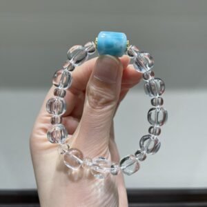 Clear Quartz Barrel Bracelet NO. 1012