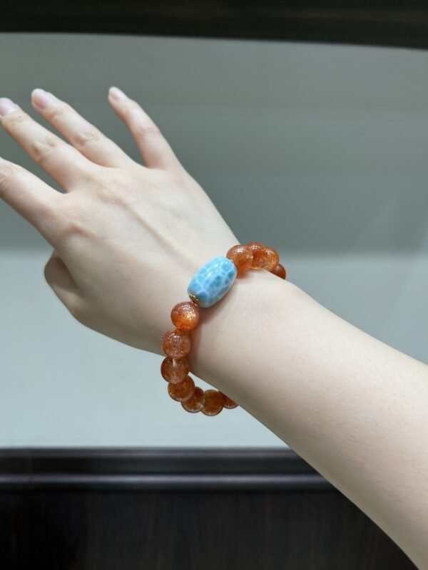 hc-1013-a3ff3eecb722ca14be217d15b3a78a19.jpg Golden Sunstone Bracelet NO. 1013
