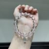 Rose Quartz Teardrop Bracelet NO. 1014