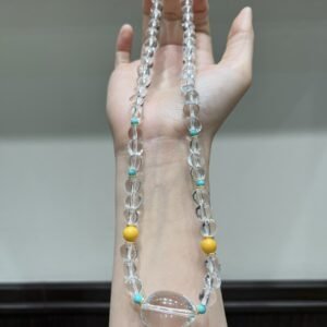 hc-1026-7e8f4577ecaf4d8fa2caf64507fbfacd.jpg Clear Quartz Candy Bracelet NO. 1026