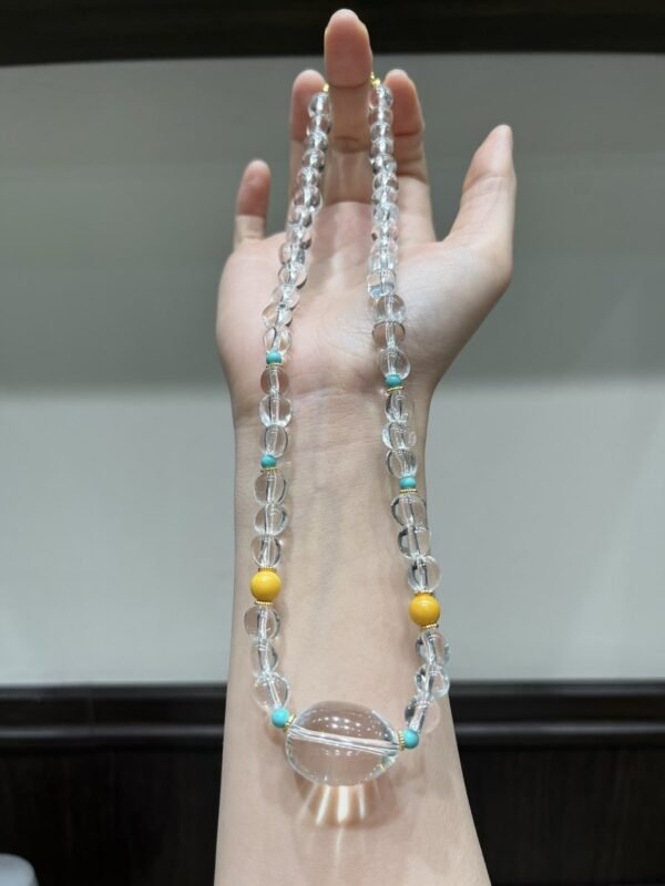 hc-1026-7e8f4577ecaf4d8fa2caf64507fbfacd.jpg Clear Quartz Candy Bracelet NO. 1026