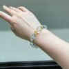 hc-1042-4fcc3f3d2ebda0a5954029294d18a566.jpg Topaz Sugar-Cube Bracelet NO. 1042