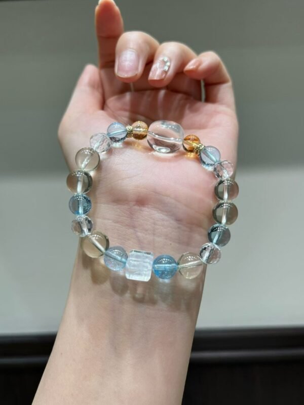 hc-1042-79fd951adff9c706d5c854577ba58c28.jpg Topaz Sugar-Cube Bracelet NO. 1042