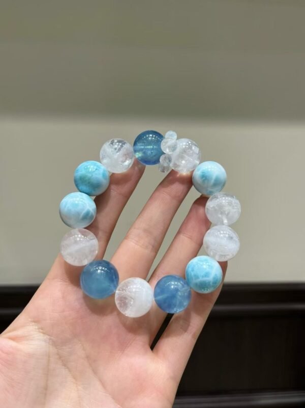 hc-1054-4ac89408d6b789018cc2f82e1bbcd44a.jpg Larimar Bracelet NO. 1054