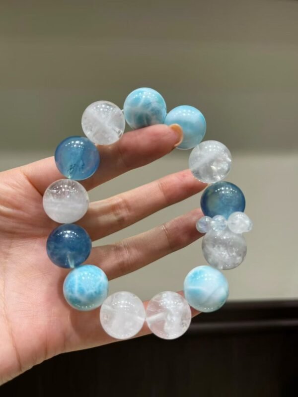 hc-1054-e50df5d19fce3ff4cdbc59c7eded105e.jpg Larimar Bracelet NO. 1054