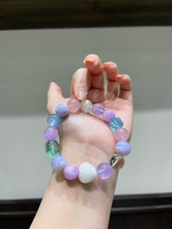 hc-1056-03da747d5a05ffb473114c194a1f28c4.jpg Kunzite Sugar-Cube Bracelet NO. 1056