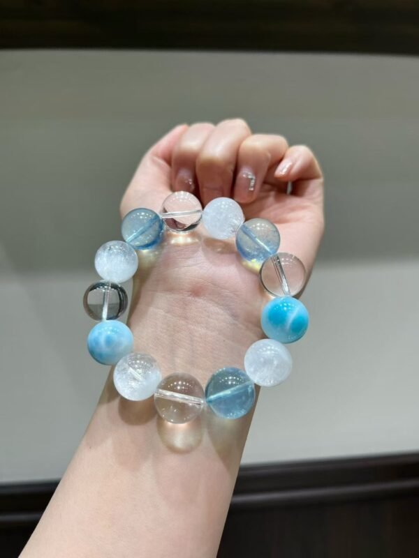 hc-1065-6006cfbc63fbbacad08f32e11f75a2cd.jpg Larimar Bracelet NO. 1065