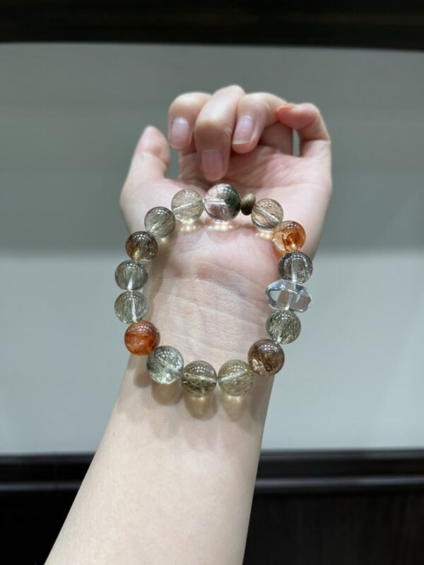 Rutilated Quartz Bracelet NO. 1071