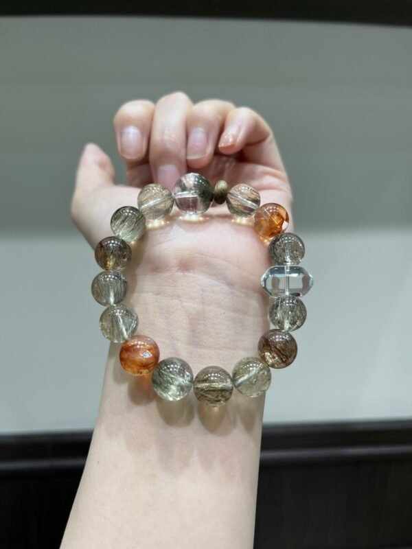 Rutilated Quartz Bracelet NO. 1071