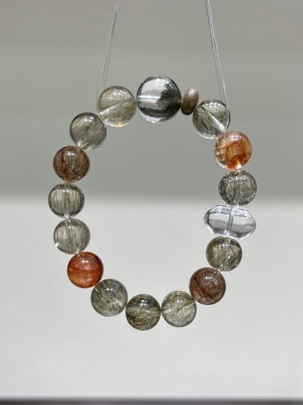 Rutilated Quartz Bracelet NO. 1071