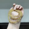 Rutilated Quartz Bracelet NO. 1077