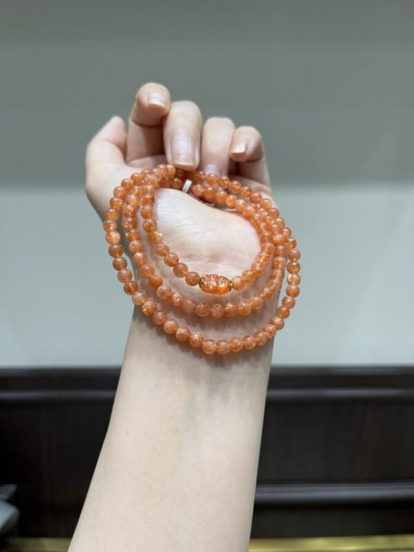 Golden Sunstone Bracelet with Pixiu NO. 1078