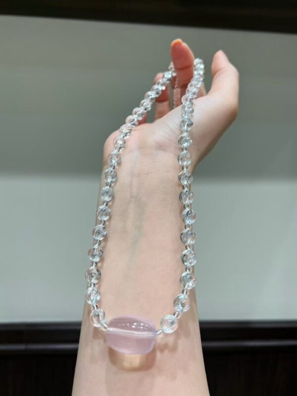 Clear Quartz Candy Necklace NO. 1094