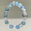hc-1096-4dc2a4a3b1f61b24a8f34873e2bad88b.jpg Aquamarine Sugar-Cube Bracelet NO. 1096