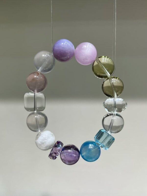 hc-1105-6e331736ef0101700013241a17b97a13.jpg Aquamarine Sugar-Cube Bracelet NO. 1105