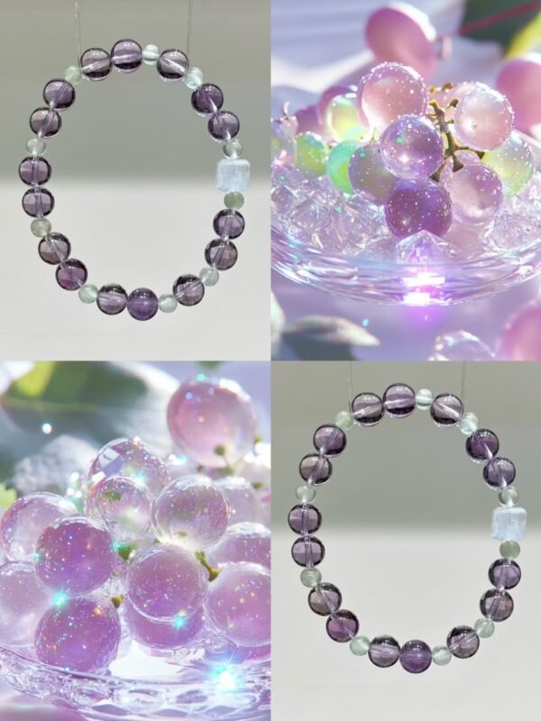 hc-1110-4125ee828112496fb0357402895b9d5c.jpg Amethyst Sugar-Cube Bracelet NO. 1110