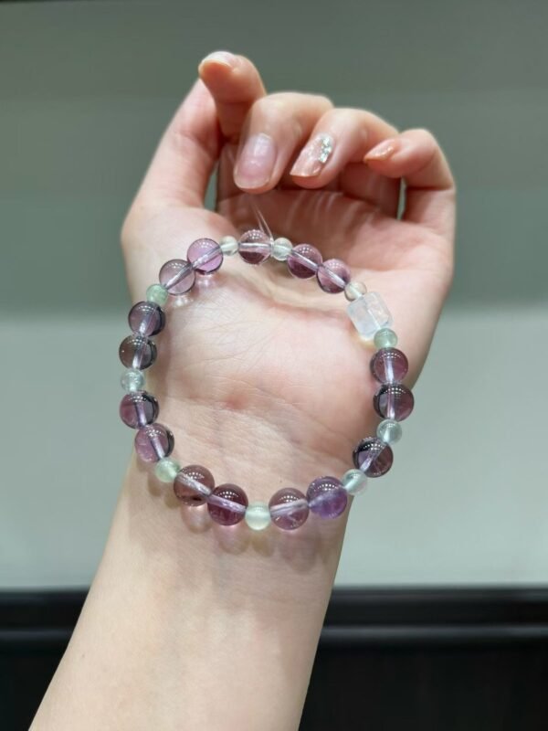 hc-1110-5e63046e145267cd26c53a194a980136.jpg Amethyst Sugar-Cube Bracelet NO. 1110